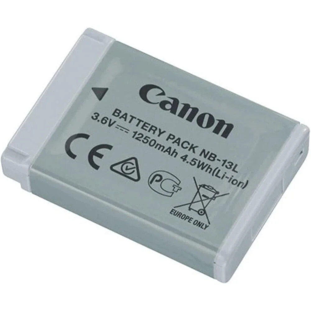 Canon Battery Pack NB-13L Genuine OEM for PowerShot G7X G5X G9X SX730 SX740 G7XI